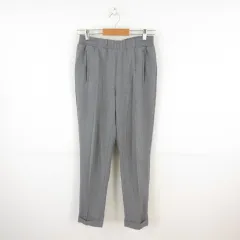 ザラ トラファルック ZARA Trafaluc テーパードパンツ ロング グレー XS *T712