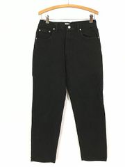 古着 90s USA製 CK Calvin Klein ブラック デニム パンツ ジーンズ テーパード W31 L30 古着 