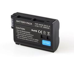PSE認証 EN-EL15 NIKON ニコン 互換バッテリー 大容量 2550mAh D7000 D800 D500 電池 充電 互換品