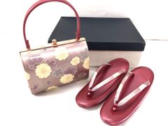 鈴乃屋 沙織 シルバー ハンドバッグ 草履 - メルカリ
