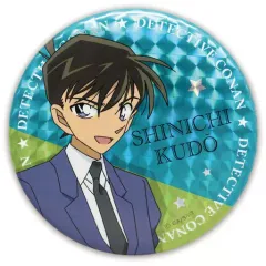 【中古】バッジ・ピンズ(キャラクター) 工藤新一 ホログラム缶バッジ 「名探偵コナン」