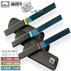 [aurochs] 極削り鉄 ヤスリ 平形 単目 中目 細目 油目 金属 やすり３種セット オーロックス