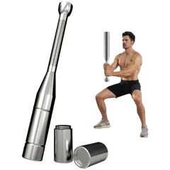 PLEAVIT グラブベル ダンベル アイアンバット インディアンクラブ トレーニング 筋トレ フィットネス 体幹強化 自重トレ (3-6kg) [3-6kg]