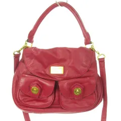 マークバイマークジェイコブス MARC by MARC JACOBS WORKWEAR ハンドバッグ ショルダーバッグ 2way レザー ゴールド金具 ピンク /AH12 ■GY18