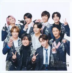 【中古】生写真(STARTO) Snow Man/集合(9人)/サイズ(89×89)/「Greetingうちわ」ましかくフォト