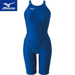 ミズノ MIZUNO レディース フィットネス水着 競泳用ハーフスーツ オープンバック ブルー N2MG0222 27