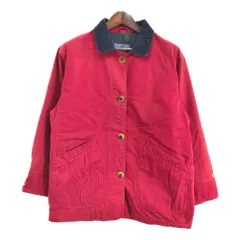 LANDS' END ランズエンド ハンティングジャケット レッド (レディース MEDIUM) 中古 古着 R9932のサムネイル