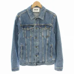 MSGM デニムジャケット Gジャン　ライトブルー MSGM デニムジャケット Gジャン ライトブルー 2025年最新】MSGM メンズ