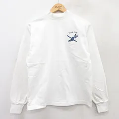 M/古着 フルーツオブザルーム 長袖 ビンテージ Tシャツ メンズ 00s スキー コットン モックネック ハイネック 白 ホワイト 25jul15 中古