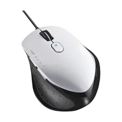 バッファロー BUFFALO 有線 BlueLED 5ボタン ネオフィットマウス Mサイズ ホワイト BSMBU515MWHのサムネイル