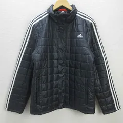 D■アディダス/adidas パデットジャケット 中綿JKT X55939【L】黒/MENS/58【中古】