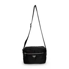 PRADA プラダ ナイロン トライアングルロゴ ショルダーバッグ クロスボディバッグ ブラック イタリア製