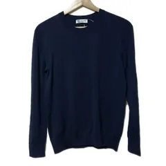 johnstons of elgin(ジョンストンズ) 長袖セーター サイズM レディース - ダークネイビー クルーネック