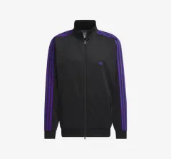 ( S ) adidas(アディダス) BECKENBAUER(ベッケンバウアー) トラックトップス 黒 エネルギー インク