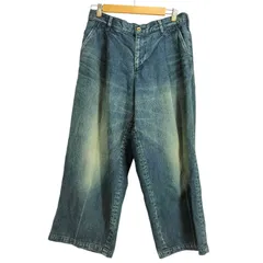 kolor BEACON 23ss デニム ワイドパンツ KOLOR BEACON [ カラービーコン ] 23SS エイジング加工ワイド