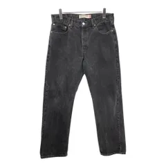 Levi's リーバイス 505 デニムパンツ ブラック(メンズ W34 L32)中古 古着 V5564