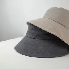 サイズ調節可 UV ハット  シンプル 大人 UVカット 日焼け防止 帽子