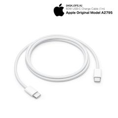 (未使用品)Apple(アップル)純正60W USB-C 充電ケーブル(1m)編み込み式lUSB-C TO USB-C ケーブル/Iphone 15 plus pro Ipadなど対応/A2795   MQKJ3FE/A