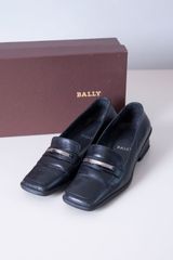BALLY ローファー JANELLE 40 ブラック（袋付き） - メルカリ