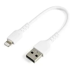 【新品・3営業日で発送】STARTECH.COM StarTech.com 高耐久Lightning - USB-Aケーブル／15cm／ホワイト／アラミド繊維補強／iPhone 12、iPad対応／Apple MFi認証／...