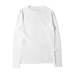 【新品】Maison Margiela メゾン マルジェラ Tシャツ ホワイト 白 サイズ:L | リブ編み プレーン カットソー (S50GC0547 S23364) | トップス Tシャツ 長袖【メンズ】のサムネイル