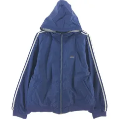 古着 00年代 アディダス adidas リバーシブル 中綿パーカー パファージャケット メンズL相当/eaa502767