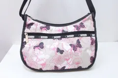 【213212】LeSportsac レスポートサック  ショルダーバッグ 総柄 グレー