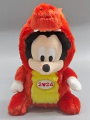 【中古】ぬいぐるみ ミッキーマウス(辰) 干支ぬいぐるみバッジ 2024 「ディズニー」 東京ディズニーリゾート限定