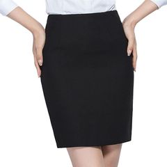 [SARADEMUNT] サラデマント〕事務服 制服 スカート 黒 大きいサイズ タイト オフィス リクルート 就活 通勤 入学式 卒業式 230408TZYQのサムネイル