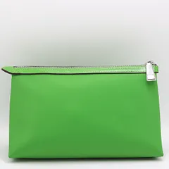 美品 ケイトスペード ポーチ グリーン/緑 クラッチバッグ IGR 2000000 NSK