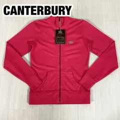 【未使用】【新品タグ付】CANTERBURY カンタベリー ジップアップ スウェット トラックジャケット ジャージ サイズ8 ピンク 刺繍ロゴ 着丈61cm 肩幅38cm 身幅(脇下)43cm 袖丈65cm【デットストック品】