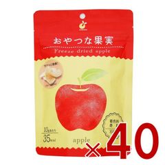 ヤマサン おやつな果実 フリーズドライ りんご フルーツ ドライフルーツ グラノーラ シリアル ヨーグルト トッピング おやつ 果物 保存食 40個