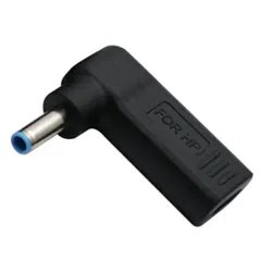 AC充電 プラグ 変換アダプター TYPE-C 日本検品済 （PL保険加入品） 充電 充電 PD ノートパソコン ヒューレットパッカード (P 変換 （他サイズあり） 専用 HP 4.5×3.0mm 4530HP) DC 入力 USB-C タイプC fine-