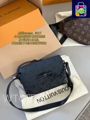 【今日特価】Louis Vuitton ルイヴィトン スチーマートランク 黒の圧紋牛皮で質感に富む-WTO輸入2