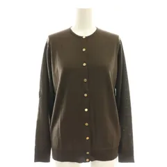 ドゥーズィエムクラス DEUXIEME CLASSE FF30 クルーネック カーディガン ニット 38 茶 ブラウン /AT ■OS