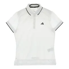 サイズ：L ADIDAS GOLF アディダスゴルフ 2023年 半袖ポロシャツ メッシュ切替  ホワイト系 [240101519939] ゴルフウェア レディース ストスト