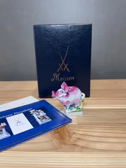 マイセン ミニ干支（2015年）「未（ヒツジ）」（ピンク）を