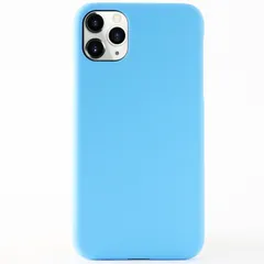 iPhone11 Pro Max ケース アイフォン11プロマックス  耐衝撃 シンプル さらさら ハード ケース 【Color】 スカイブルー