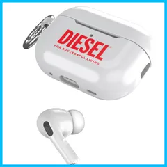 【新着商品】カバー ブランドロゴ おしゃれ 保護 TPU (ディーゼル ケース AirPodsPro Pro 第1世代 / ケース/AirPods 第2世代 Pro2 ケース AirPods 白 DIESEL ホワイト)