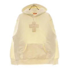 SUPREME (シュプリーム) 20AW Cross Box Logo Hooded Sweatshirt クロスボックスロゴ プルオーバースウェットパーカー フーディ ナチュラル
