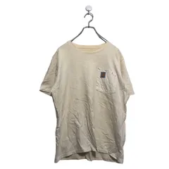 Carhartt 半袖 ロゴ Tシャツ L~ カーハット イエロー ポケット 古着卸 アメリカ仕入 a603-6792