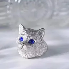 【リング】送料無料 指輪 フリーサイズ リング 猫アクセサリー かわいい ネコ リング 指輪 キャット 可愛い オッドアイ 動物 アニマル 猫 かわいい 猫好き おしゃれ  キャット ネコ 猫雑貨 千葉  猫グッズ  cats goods chiba