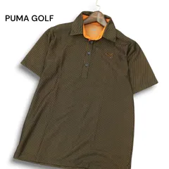 PUMA GOLF プーマ ゴルフ 春夏 DRY★ 吸汗速乾 メッシュ 半袖 ポロシャツ Sz.M メンズ