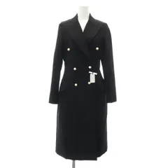 マディソンブルー MADISONBLUE パールフロックコート PEARL FROCK COAT アウター ダブル ウール 1 S 黒 ブラック /YQ ■OSのサムネイル