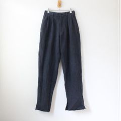 Y's for men ワイズフォーメン ヨウジヤマモト スラックス 2タック 日本製 黒に近いチャコールグレー 2 （w-1220305）