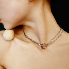 【amplis / アンプリス】mila Necklace /  ボールチェーン ネックレス シルバー ゴールド サージカルステンレス