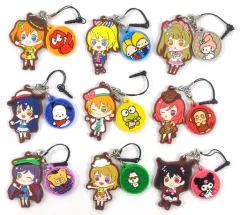 【中古】ストラップ(キャラクター) 全9種セット 「ぷちぐるラブライブ!×サンリオキャラクターズ ラバーストラップ μ’s」