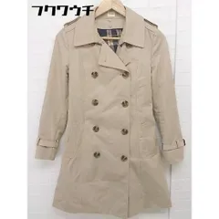 ◇ ◎ TIENS ecoute ティアンエクート 長袖 トレンチ コート ベージュ レディース  【中古】 【1111040009010】のサムネイル