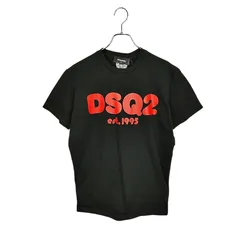 DSQUARED2 ディースクエアード EST.1995 クルーネック Tシャツ S74GD1086 S23009 900 M ブラック