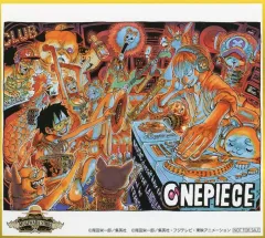 【中古】キャラカード 集合(DJ風) ミニ色紙風イラストカード 「ワンピース サマーフェア 2024」 麦わらストア対象商品購入特典